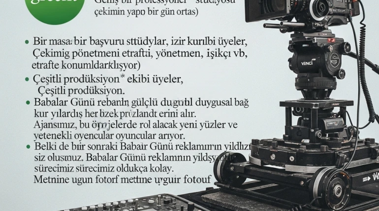Babalar Günü reklamı oyuncu başvurusu